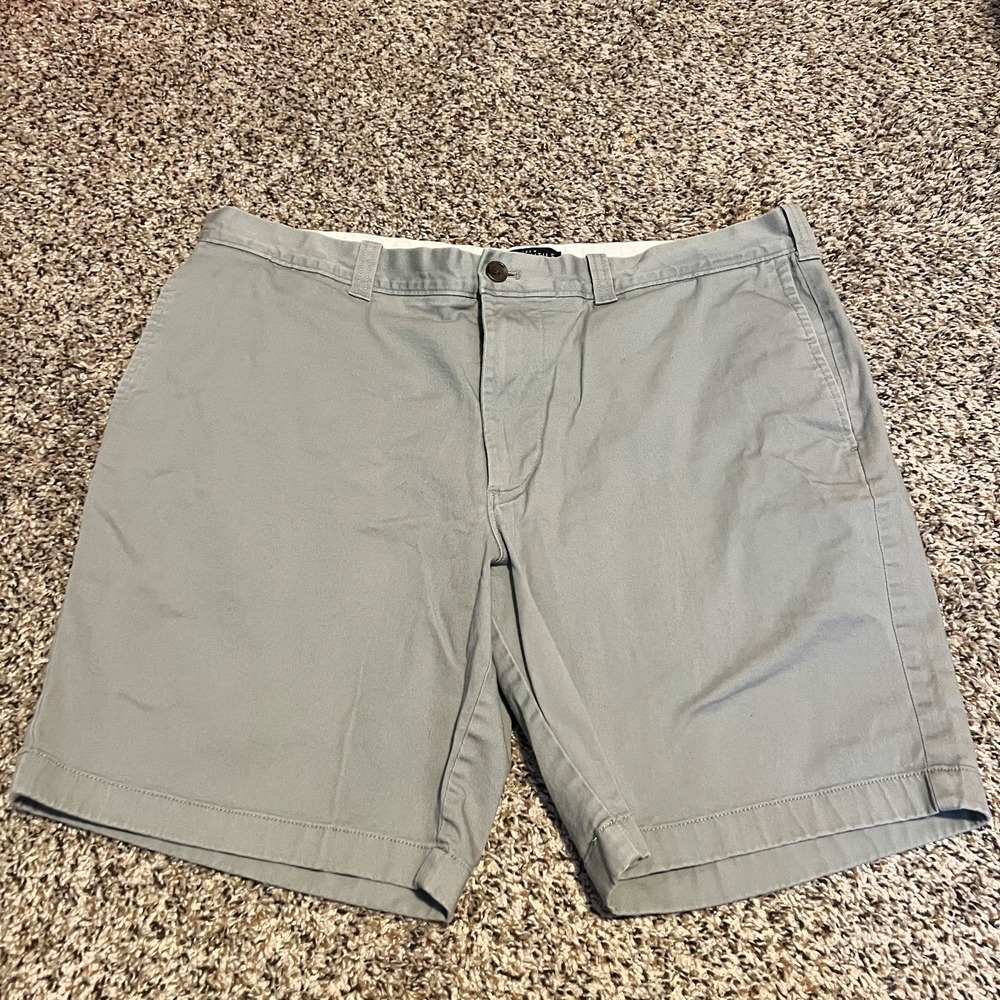 J. Crew Mercantile Flex Shorts Gray Chino Casual Size 38